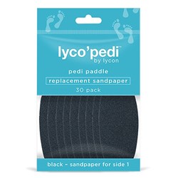 LYCON Lycopedi - replacement sandpaper 15 coarse 15 fine
